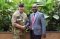 Le Col Rasmussen avec l'Assistant Militaire le Lieutenant Colonel Boniface Chomba.