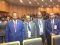 Dr. Bouh with Dr. Ismail Wais (Special Representative of IGAD for South Sudan, 2nd from right) and other leaders during the African Union Summit meetings