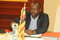 Un délégué de la République d'Ouganda suivant les travaux de la réunion du 30 Mars 2022. 