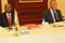 Délégués du Soudan et des Seychelles lors de la réunion des Chefs d'état-major des Armées le 30 Mars 2022.
