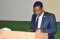 EASF Director Brig Gen Getachew Shiferaw Fayisa delivers his keynote speech to the participants of the closing ceremony of the Police Pre-Deployment course at Embakasi, Nairobi.