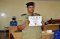 One of the officers who have been taking part n the two-weeks' course displays the certificate she received on 10th September 2021.