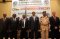 H.E. Abdoulkader Kamil Mohamed (2nd left), Prime Minister of the Republic of Djibouti with Gen Ali Mohamed Salem, Minister for Defence of the Republic of The Sudan, Dr Abdillahi Omar Bouh (3rd left), Director EASF, Hon Ali Hassan Bahdon (3rd right), Djiboutis Defence Minister, Gen Zacharia Cheik Ibrahim, Djiboutis Chief of General Staff and Col Joern Rasmussen, Chairperson of the Friends of EASF during the 23rd Ordinary Session of the Council of Ministers of Defence and Security