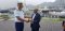 Receiving a medal from a senior officer of the Seychelles Coast Guard after the successful accomplishment of Cutlass Express 2018