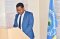 EASF Director Brig Gen Getachew Shiferaw Fayisa delivers his closing ceremony speech during the conclusion of the Mission Planning and Management Section workshop on 27th January 2022.