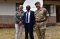 The Danish Deputy Ambassador Her Excellency Nina Berg - left -, EASF Director Dr. Bouh - middle - and UK Col. Freddie Ground of BPSTA - right - during a round of equipment inspection on 28th March 2019 