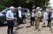 The Chair of Friends of EASF, who is also the Danish Defence Attache at the Embassy, Colonel Joern Rasmussen briefs the guests on arrival at EASF Secretariat on 4th March 2020.