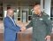 The Rwanda Chief of Defence Staff bids the EASF Director goodbye 