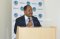 Amb. Mussie Hailu, Directeur de l'Initiative des Religions Unies, s'adresse aux participants à la cérémonie de remise du Prix de la Paix en Afrique au Secrétariat de l'EASF le 24 Janvier 2020.