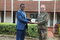 EASF Director Brig Gen Fayisa presents a gift to the head of the German delegation Col Jancke after successfully concluding the meeting at the EASF Secretariat on 30th March 2022.
