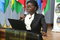 EASF's Assistant Conflict Analyst Ms. Irene Ogaja rolls out at presentation on 22nd March 2022.
