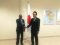 Dr. Bouh avec le Chef de Mission Adjoint du Japon auprès de l'Union Africaine, M. Tetsuya Unno, à l'issue des discussions du 5 octobre 2018.