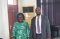  السيدة فريده منجانية من العنصر المدني مع مسؤول نقطة الاتصال الوطنية المدنية في جيبوتي السيد التيرة فرح إبراهيم 