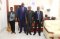 De gauche à droite : le Chef de la Composante de Police de l'EASF, la CPA Dinah Kyasiimire, le Major Général (Dr) Charles Rudakabana, le Ministre de la Défense Nationale de Djibouti, SEM. Hassan Omar Mohamed Bourhan, et le Directeur de l'EASF, le Docteur Abdillahi Omar Bouh, le 7 octobre 2019.