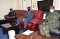 من اليسار الى اليمين: الملحق الشرطي في السفارة الرواندية في نيروبي، ونظيره الملحق العسكري في السفارة، ومسؤول برنامج الجيش في الايساف حلال الاجتماع